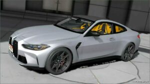 GTA 5 BMW Vehicle Mod: 2022 BMW M4 Unmarked (Image #3)