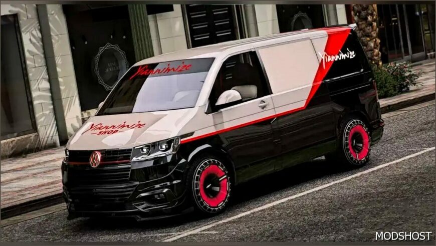 GTA 5 Volkswagen Vehicle Mod: T6 ABT Yiannimize (Featured)