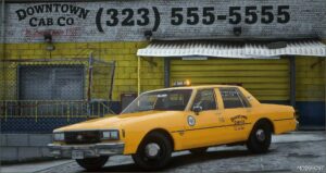 GTA 5 Chevrolet Vehicle Mod: 1985 Chevrolet Impala Taxi (Featured)