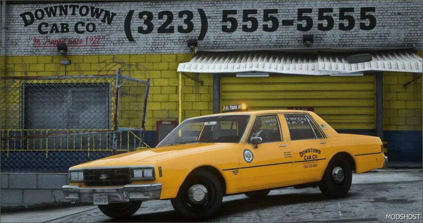 GTA 5 Chevrolet Vehicle Mod: 1985 Chevrolet Impala Taxi (Featured)