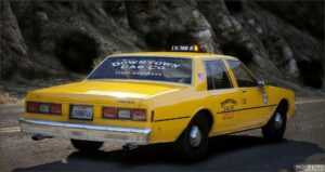 GTA 5 Chevrolet Vehicle Mod: 1985 Chevrolet Impala Taxi (Image #4)