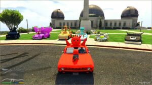 GTA 5 Vehicle Mod: Sprunki Red Car (Image #2)