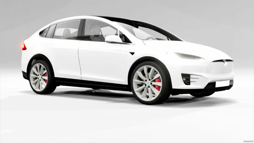 BeamNG Tesla Car Mod: model X 2024 0.34 (Featured)