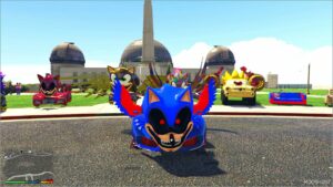 GTA 5 Vehicle Mod: Evil Sonic Car (Featured)