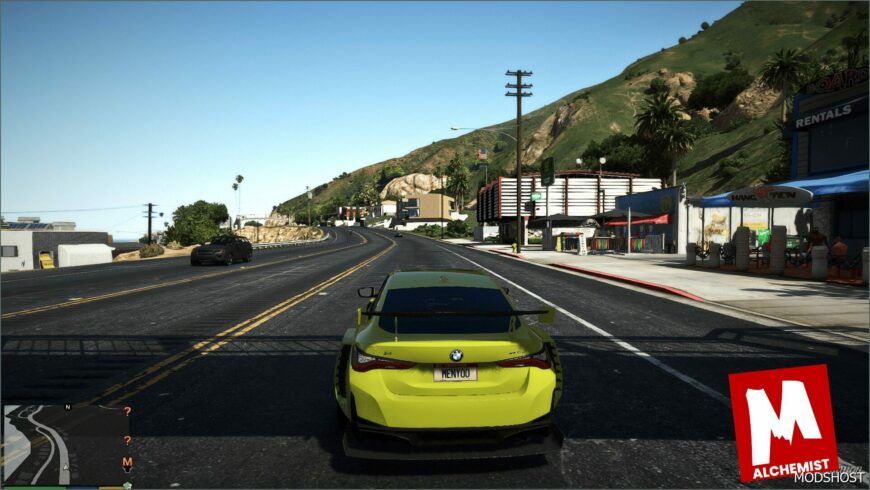 GTA 5 BMW Vehicle Mod: 2022 BMW I4 Alchemist Customs ADD on / Animated Sunroof V1.2 (Featured)