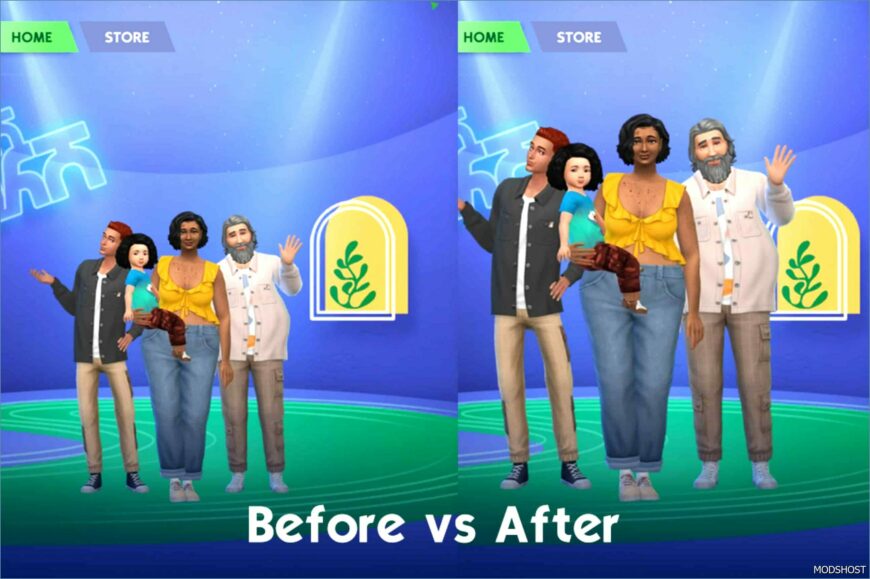 Sims 4 Game Mod: 2025 Main Menu Readjusted (Featured)