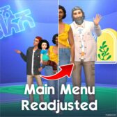 Sims 4 Game Mod: 2025 Main Menu Readjusted (Image #2)