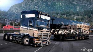 ETS2 Scania Truck Mod: Lion 164L V8 Special Megamod + Trailer 1.53 (Featured)