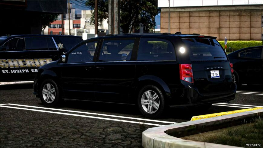 GTA 5 Dodge Vehicle Mod: 2015 Dodge Caravan (stealth) (Featured)