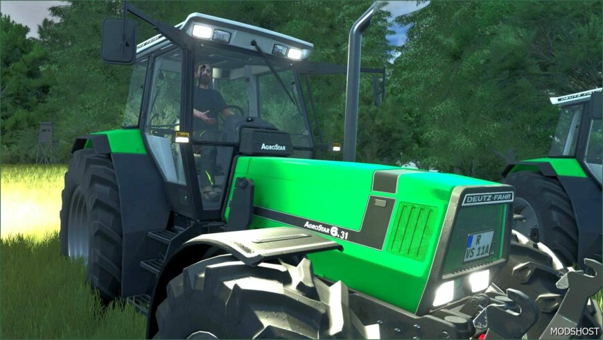 FS25 Tractor Mod: Deutz Agrostar 6.11 6.38 (Featured)