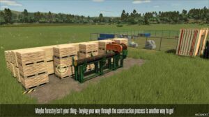 FS25 Factory Mod: Industrial Sawmill V1.0.1.1 (Featured)