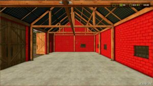 FS25 Building Mod: Redbrick Garage to Build (Image #2)