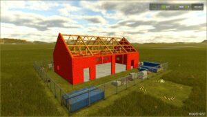 FS25 Building Mod: Redbrick Garage to Build (Image #3)