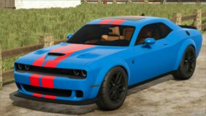 FS25 Challenger Car Mod: 2020 Dodge Challenger Widebody (Featured)