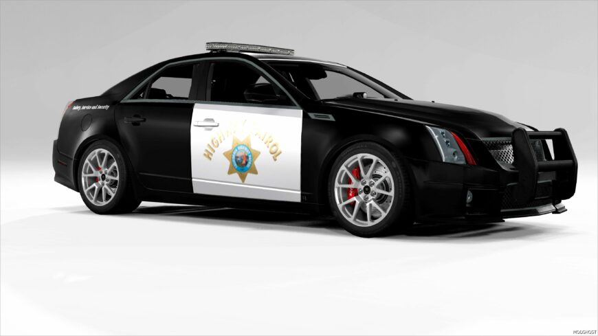 BeamNG Cadillac Car Mod: CTS-V Modified 10+ Configurations 0.34 (Featured)