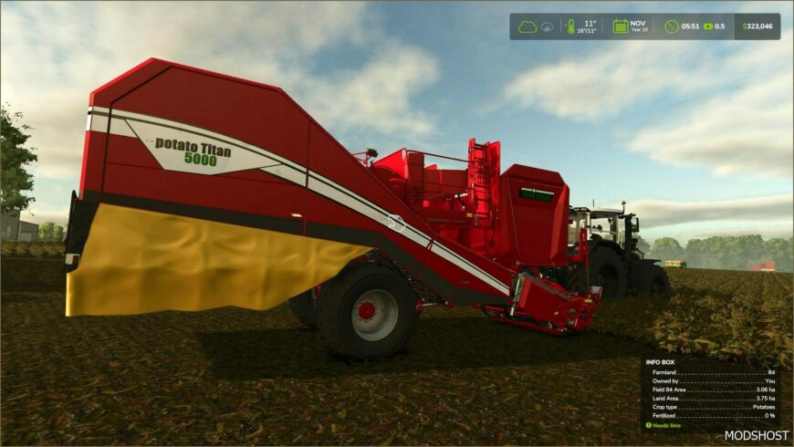 FS25 Harvester Mod: Potato Titan 5000 V4.2 (Featured)