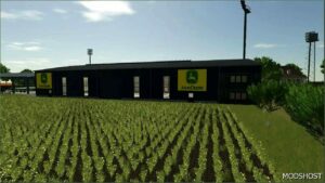 FS25 John Deere Shed Mod: Hangar with Workshop (Featured)