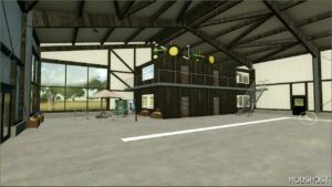 FS25 John Deere Shed Mod: Hangar with Workshop (Image #3)