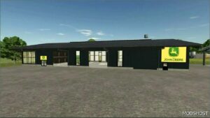 FS25 John Deere Shed Mod: Hangar with Workshop (Image #4)