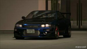 BeamNG Nissan Car Mod: GTR R34 Revamp 0.34 (Featured)