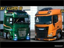 ETS2 DAF Truck Mod: Unlocked DAF XF Euro 6 1.53 (Featured)