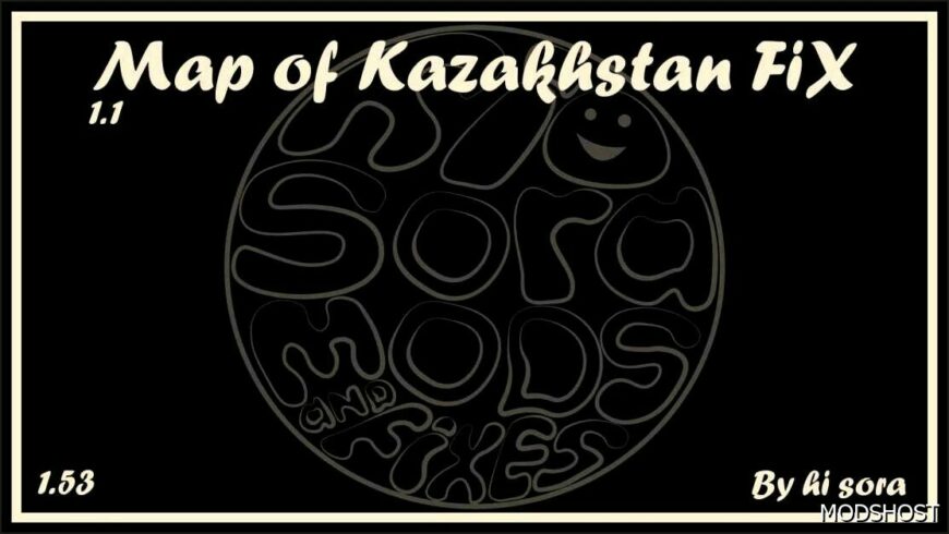 ETS2 Mod: Map of The Republic of Kazakhstan FIX V1.1 (Featured)