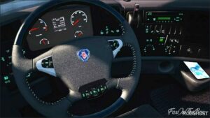 ETS2 Realistic Part Mod: RJL Scania Realistic Dashboard Computer 1.53 (Featured)