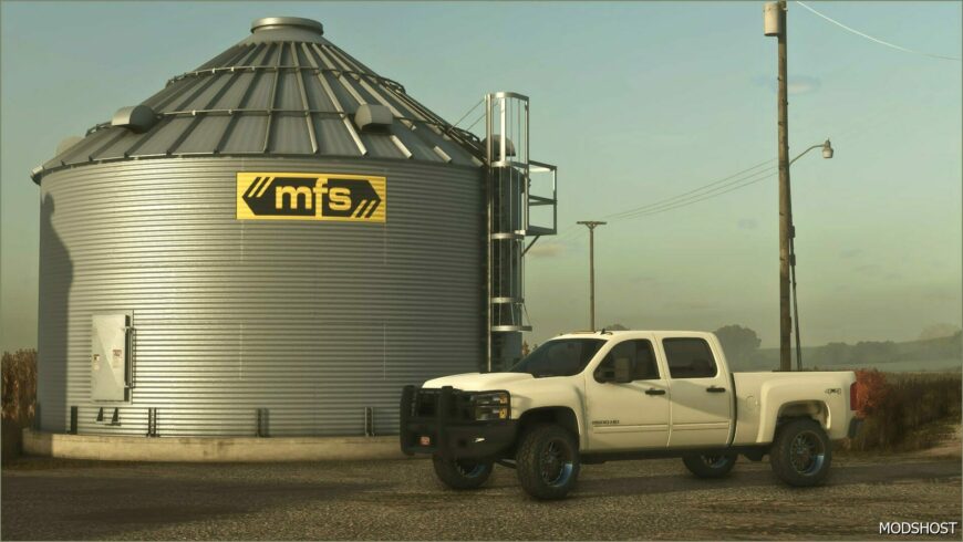 FS25 Building Mod: 36FT Grain Bins (Featured)