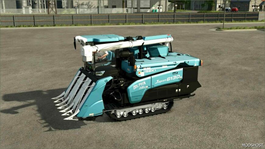 FS25 Iseki Harvester Mod: HJ6130 Dolphin Edition (Featured)