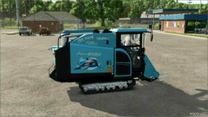 FS25 Iseki Harvester Mod: HJ6130 Dolphin Edition (Image #4)