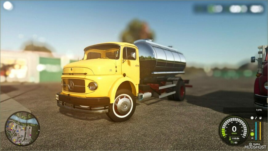 FS25 Mercedes-Benz Truck Mod: Mercedes Benz 1111 (Featured)