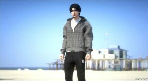 GTA 5 Player Mod: Hoode Full Zipper for MP Male (Image #2)