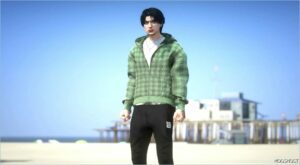 GTA 5 Player Mod: Hoode Full Zipper for MP Male (Image #3)