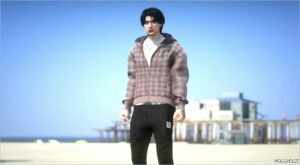 GTA 5 Player Mod: Hoode Full Zipper for MP Male (Image #4)