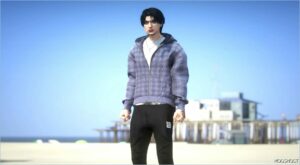 GTA 5 Player Mod: Hoode Full Zipper for MP Male (Image #5)