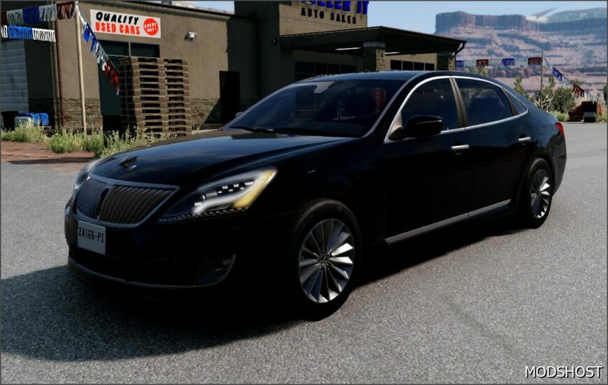 BeamNG Hyundai Car Mod: Equus 0.34 (Featured)