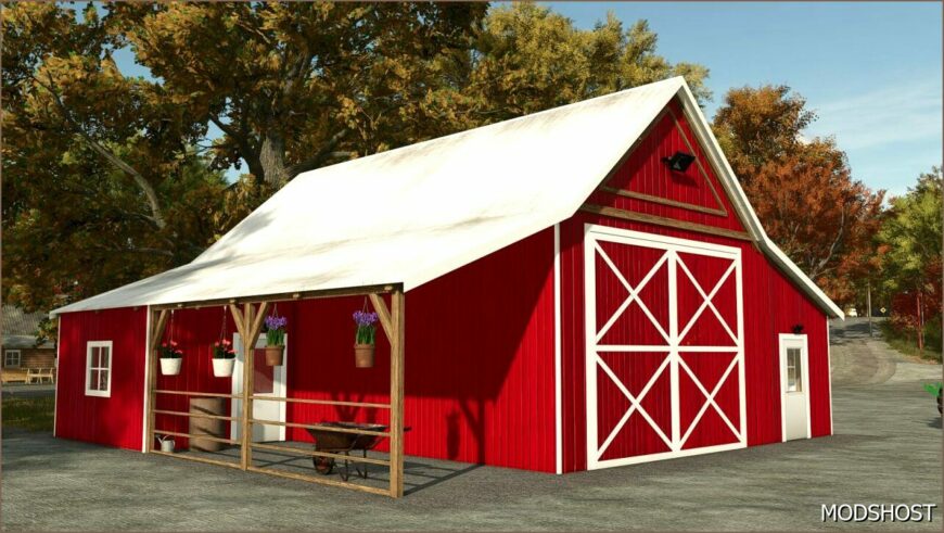 FS25 Building Mod: OLD Barn (Featured)