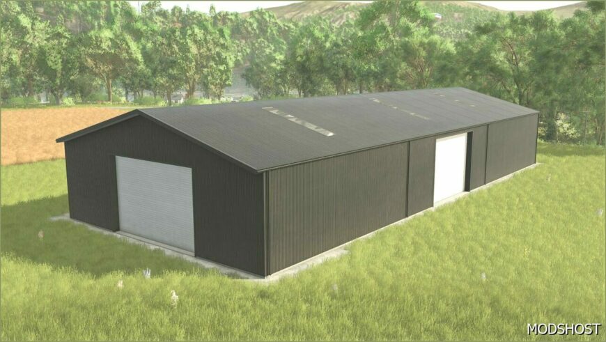 FS25 Shed Mod: Hall 15×38 (Featured)