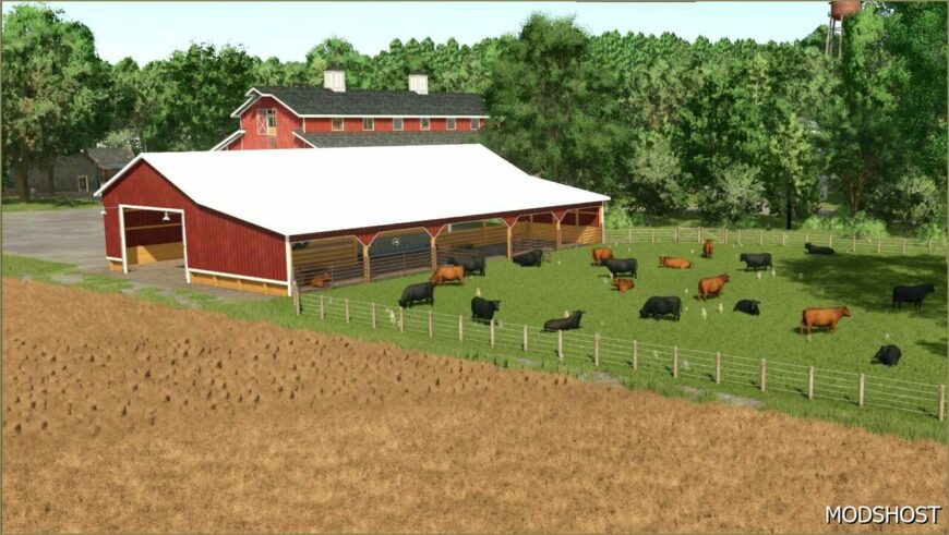 FS25 Shed Mod: Cattle Stable (Featured)