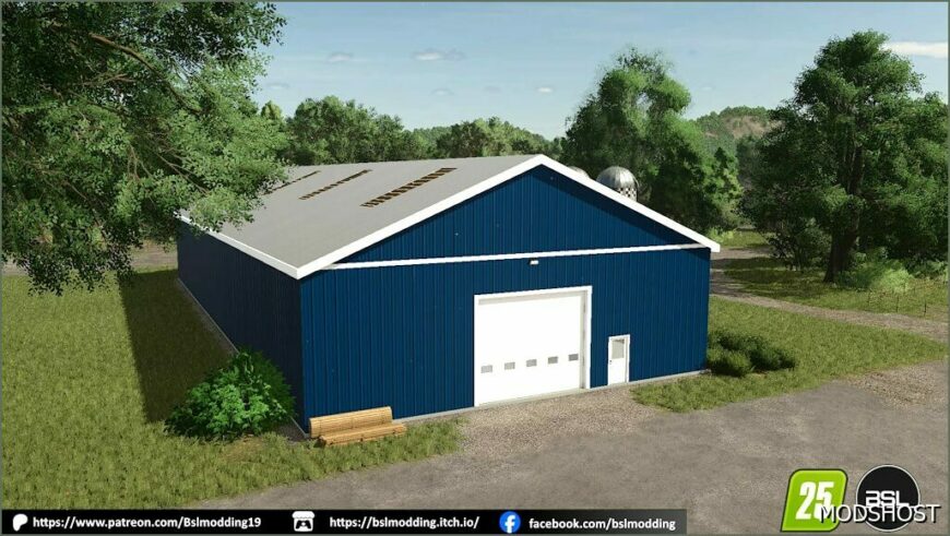 FS25 Mod: 65×150 Shed (Featured)