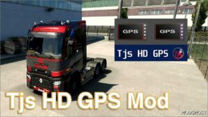 ETS2 Navigation Part Mod: TJS HD GPS Mod 1.53.2 (Featured)