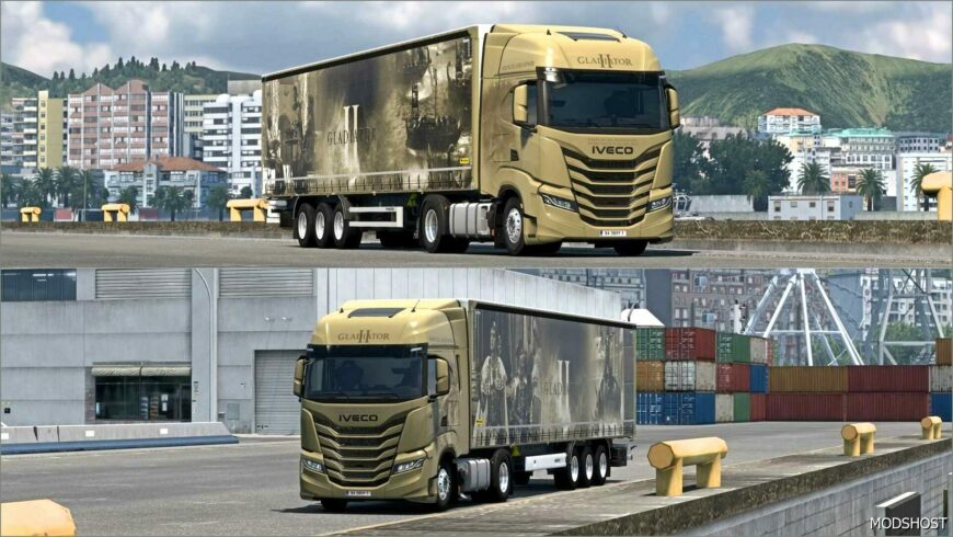 ETS2 Mod: Gladiator II Skin Pack (Featured)