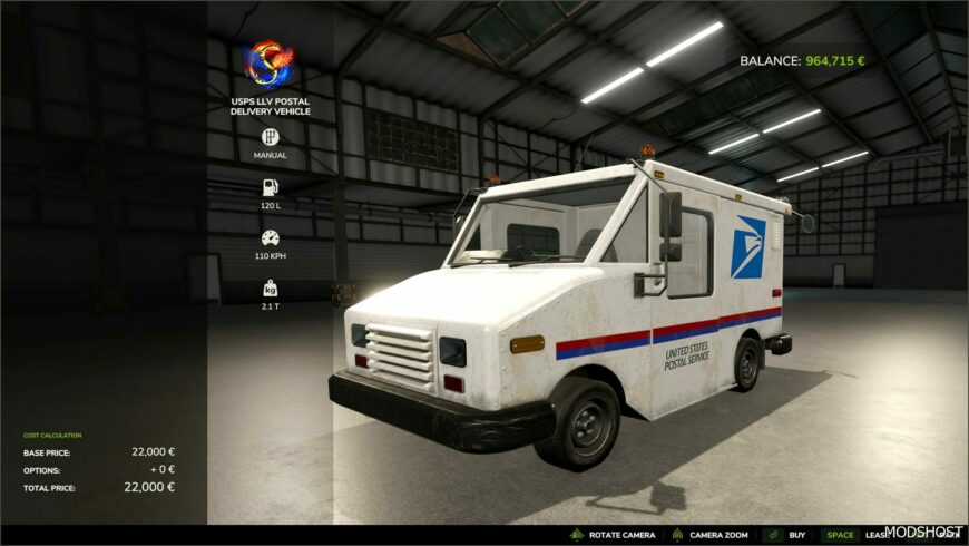 FS25 Mod: Usps Post Office Production Pack (Featured)