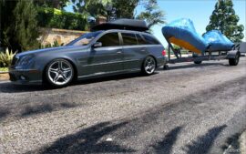 GTA 5 Mercedes-Benz Vehicle Mod: Mercedes Benz E55 AMG Estate (S211) ADD on | Extras | Sound (Image #2)