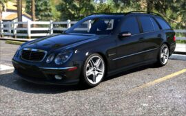 GTA 5 Mercedes-Benz Vehicle Mod: Mercedes Benz E55 AMG Estate (S211) ADD on | Extras | Sound (Image #3)