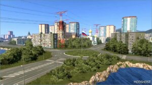 ETS2 Russia Map Mod: Trans Siberian Truckway V1.6 1.53 (Featured)