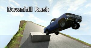 BeamNG Map Mod: Downhill Rush 0.34 (Featured)