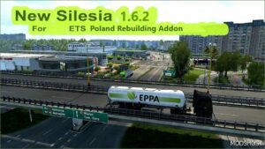 ETS2 Poland Map Mod: Silesia Rebuild in Poland FIX1 V1.6.2 1.53 (Featured)