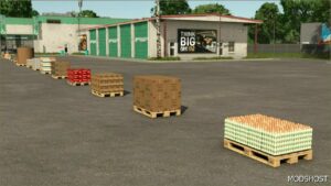 FS25 Placeable Mod: Dirt Cheap Pallets V1.1 (Featured)