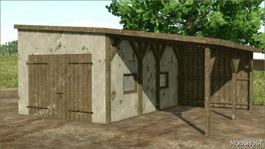 FS25 Shed Mod: Medium Garage (Featured)